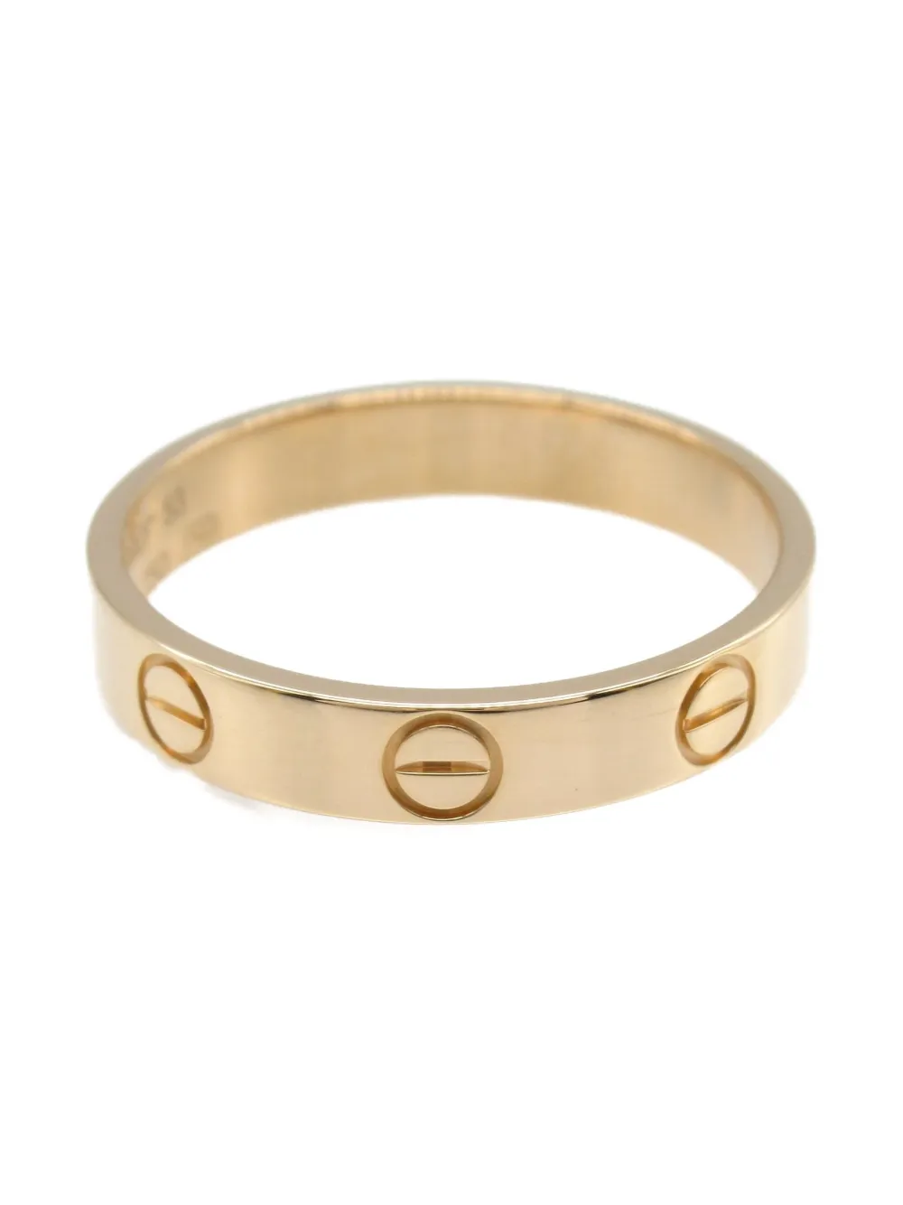 Cartier 10s 18K rose gold mini Love ring - ゴールドトーン Cartier 10s 18K rose gold mini Love ring - ゴールドトーン