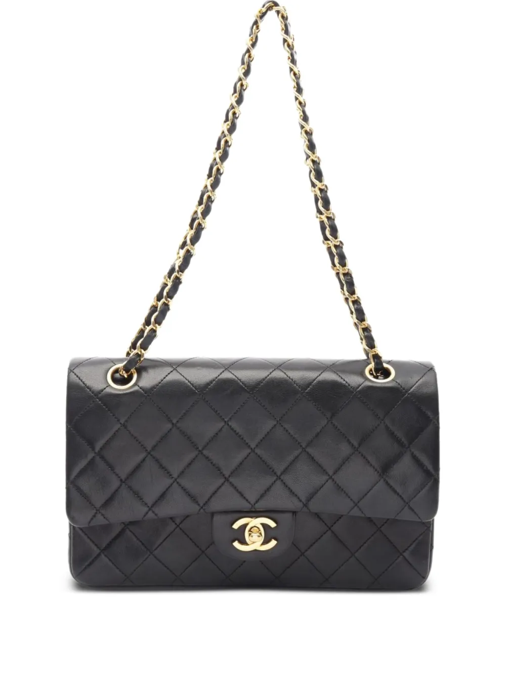 CHANEL Pre-Owned 1986-1988 matelassé chain shoulder bag | Black | Image 1