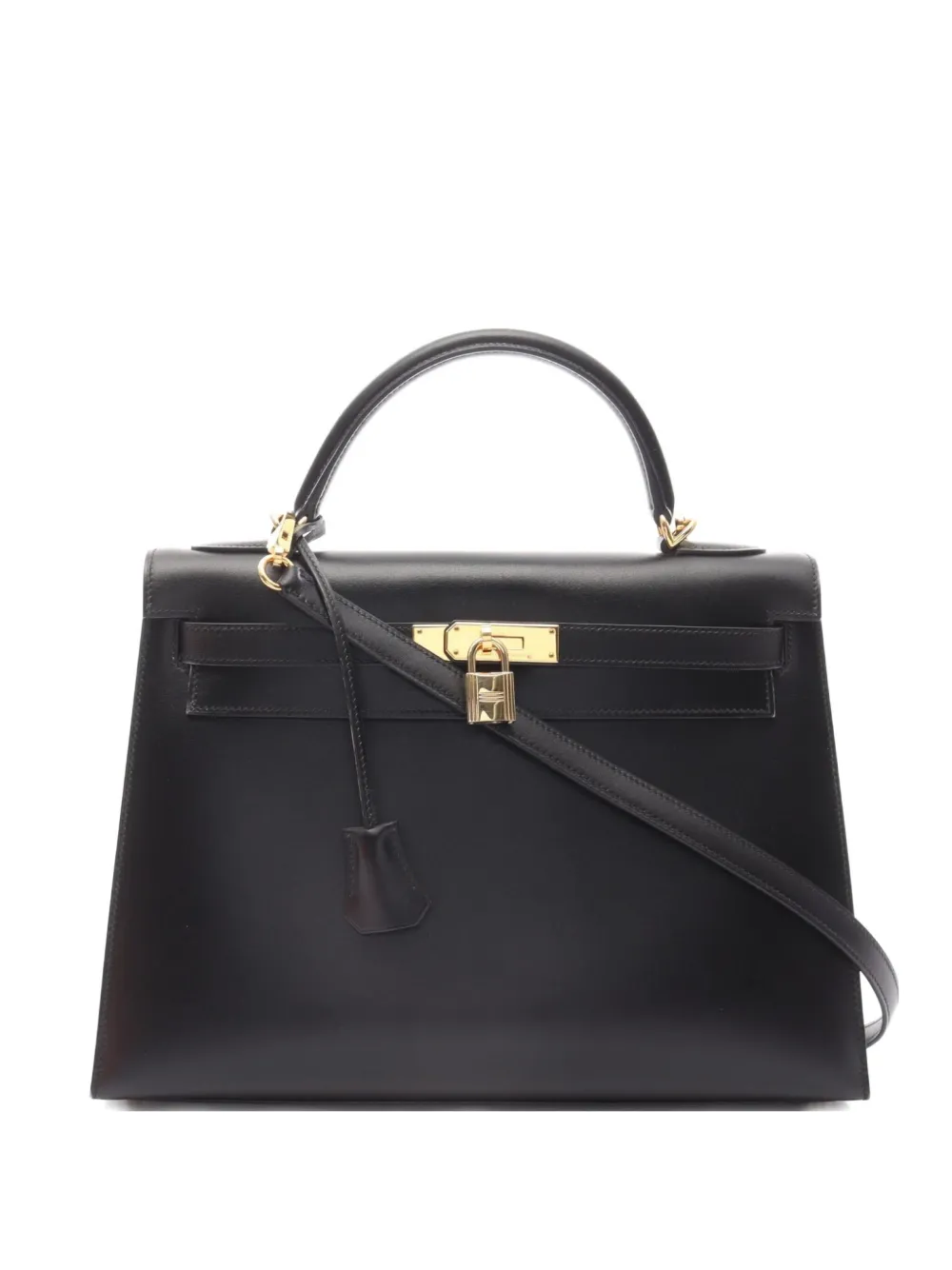 Hermès Pre-Owned 2002 Kelly 32 handbag | Black | Image 1
