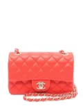 CHANEL Pre-Owned 2016-2017 mini Matelassé shoulder bag - Red