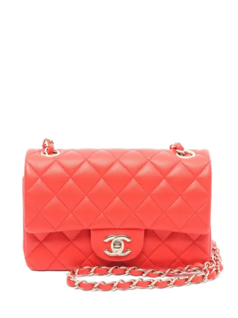 CHANEL Pre-Owned 2016-2017 mini Matelassé shoulder bag