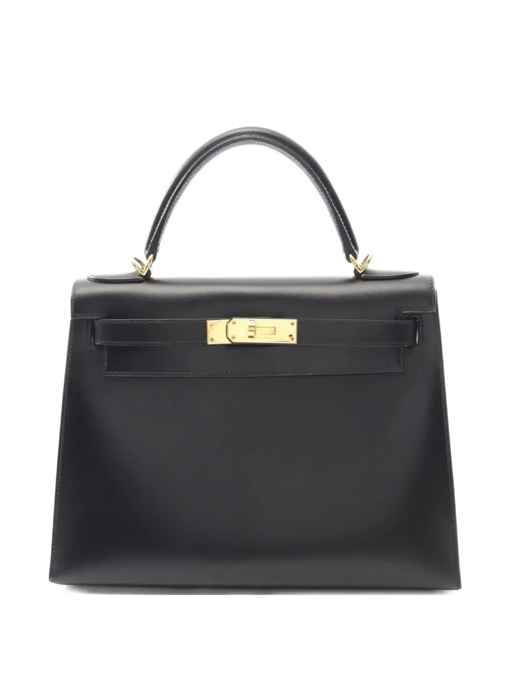Hermès Pre-Owned 2002 Kelly 28 handbag | Black | Image 1
