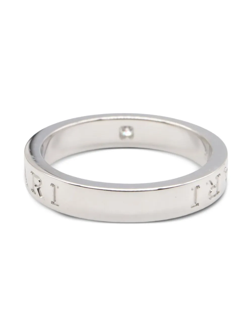Bvlgari Pre-Owned 2010s 18K white gold  B-zero1 diamond ring | Grey | Image 1