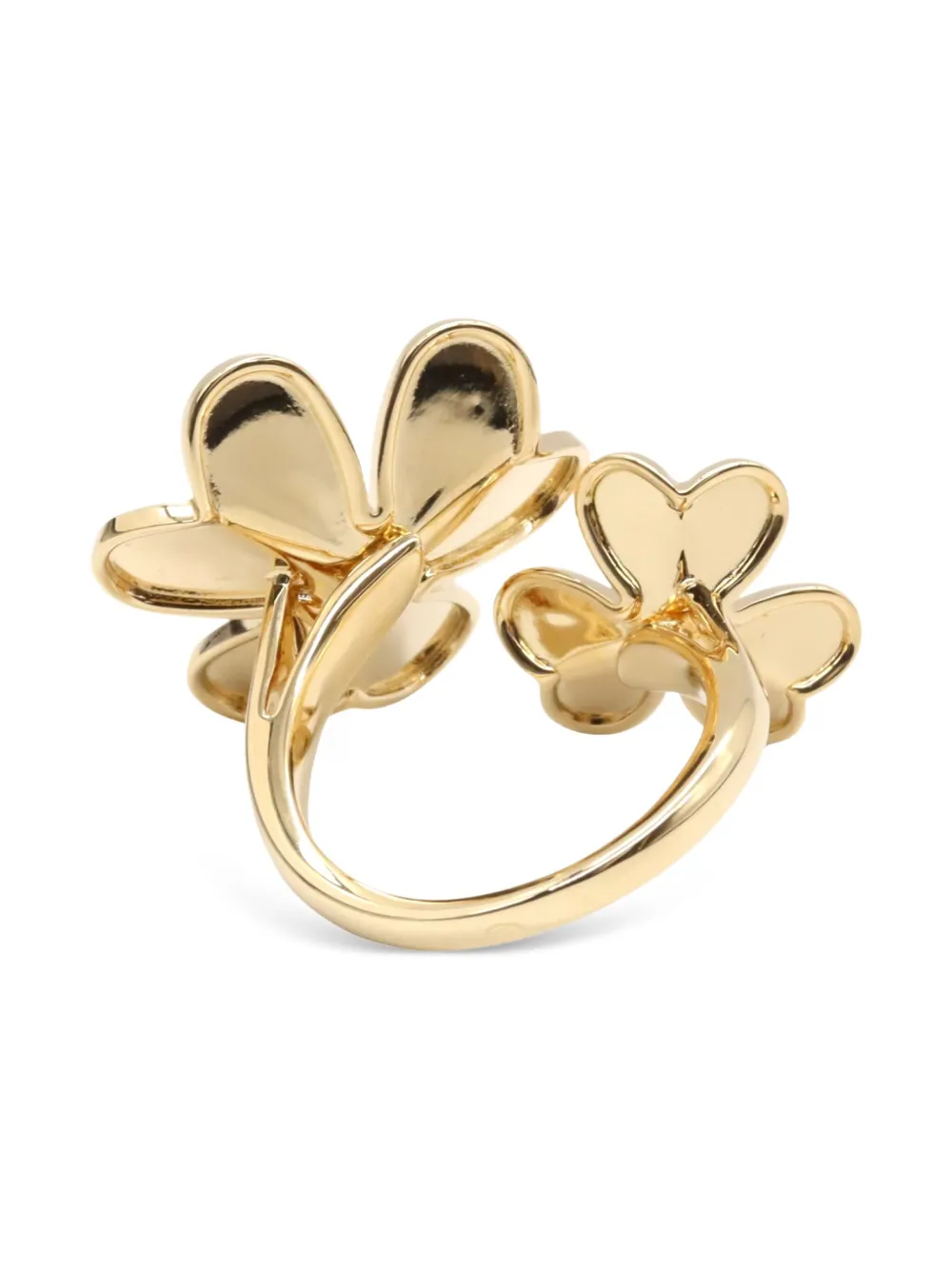 Van Cleef & Arpels Pre-Owned 2010s 18K yellow gold floral diamond ring | Image 2