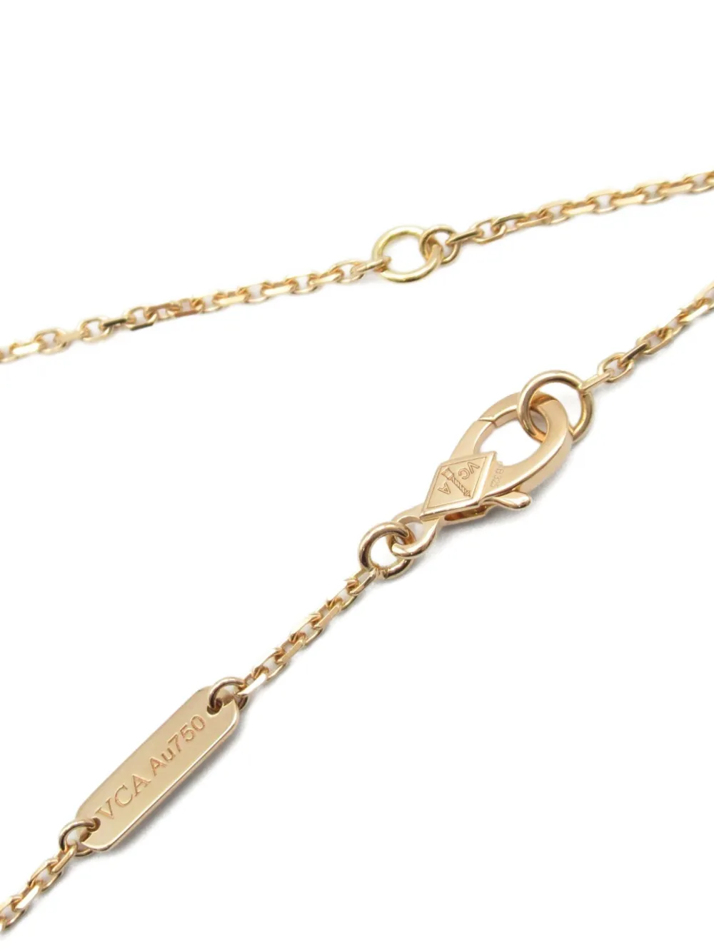 Pre-owned Van Cleef & Arpels 2010s 18k Rose Gold Necklace