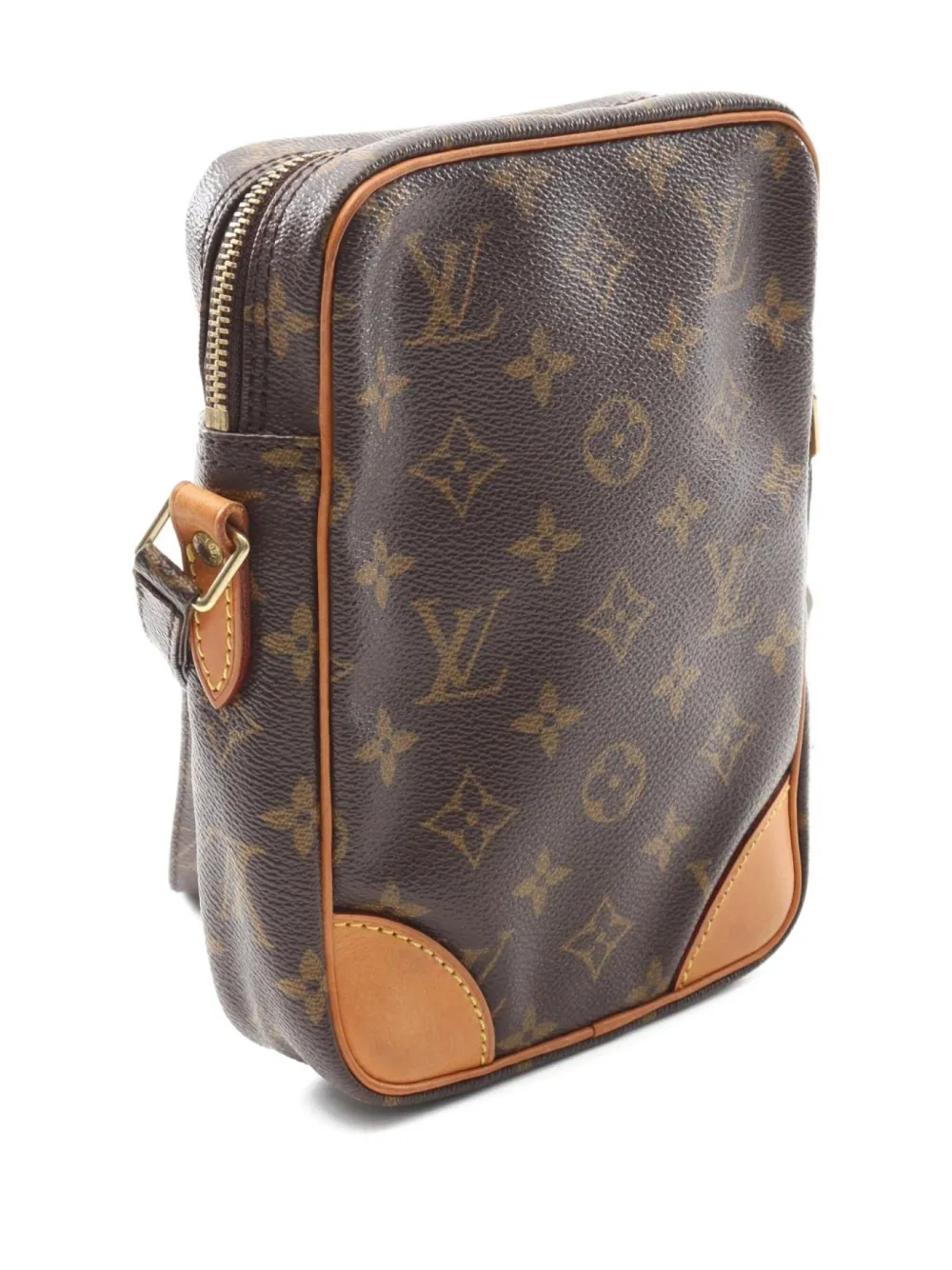 Pre-owned Louis Vuitton 2002 Danube Shoulder Bag In Brown