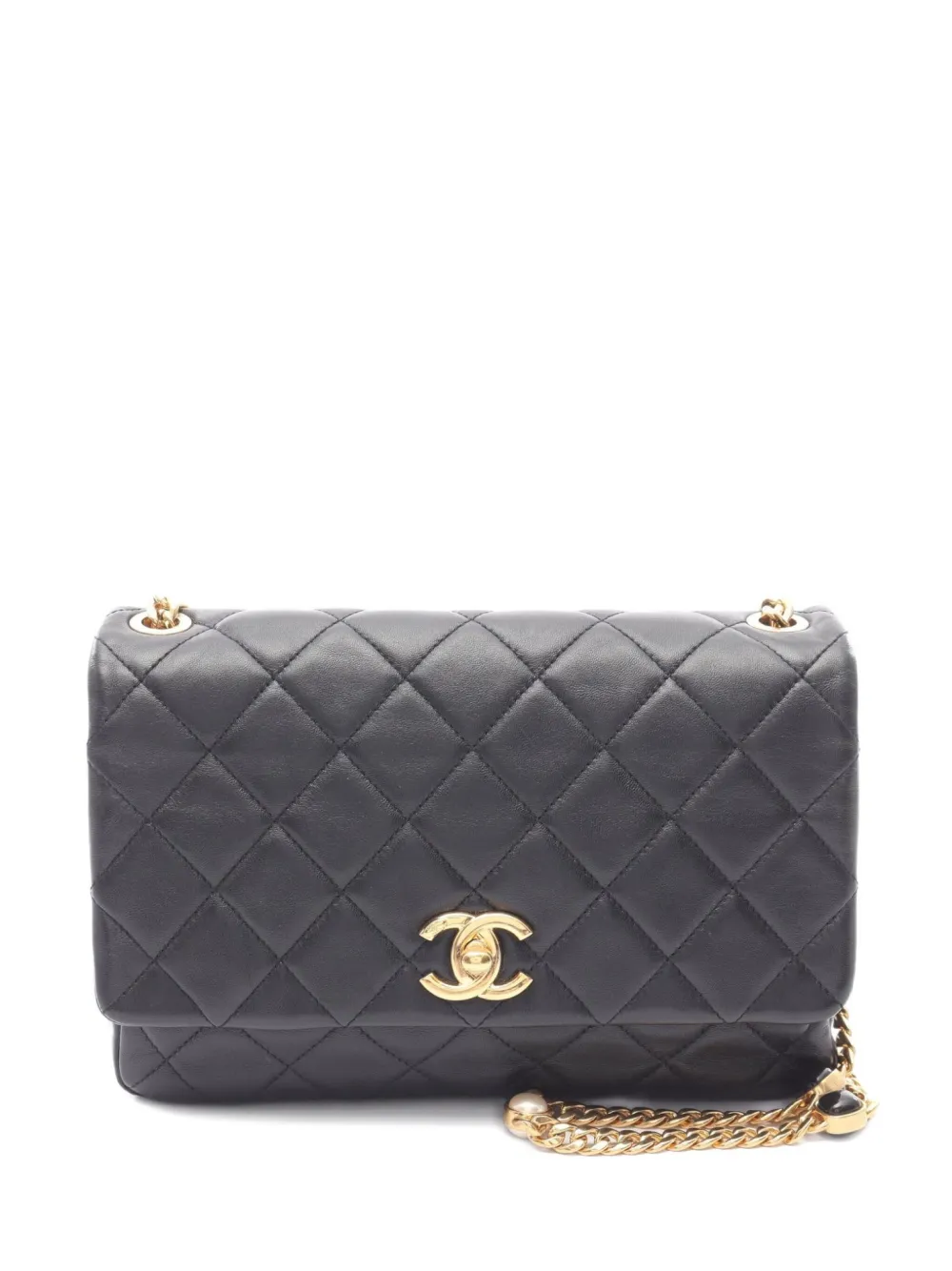 CHANEL Pre-Owned 2021 マトラッセ チェーン ショルダーバッグ | ブラック | Image 1