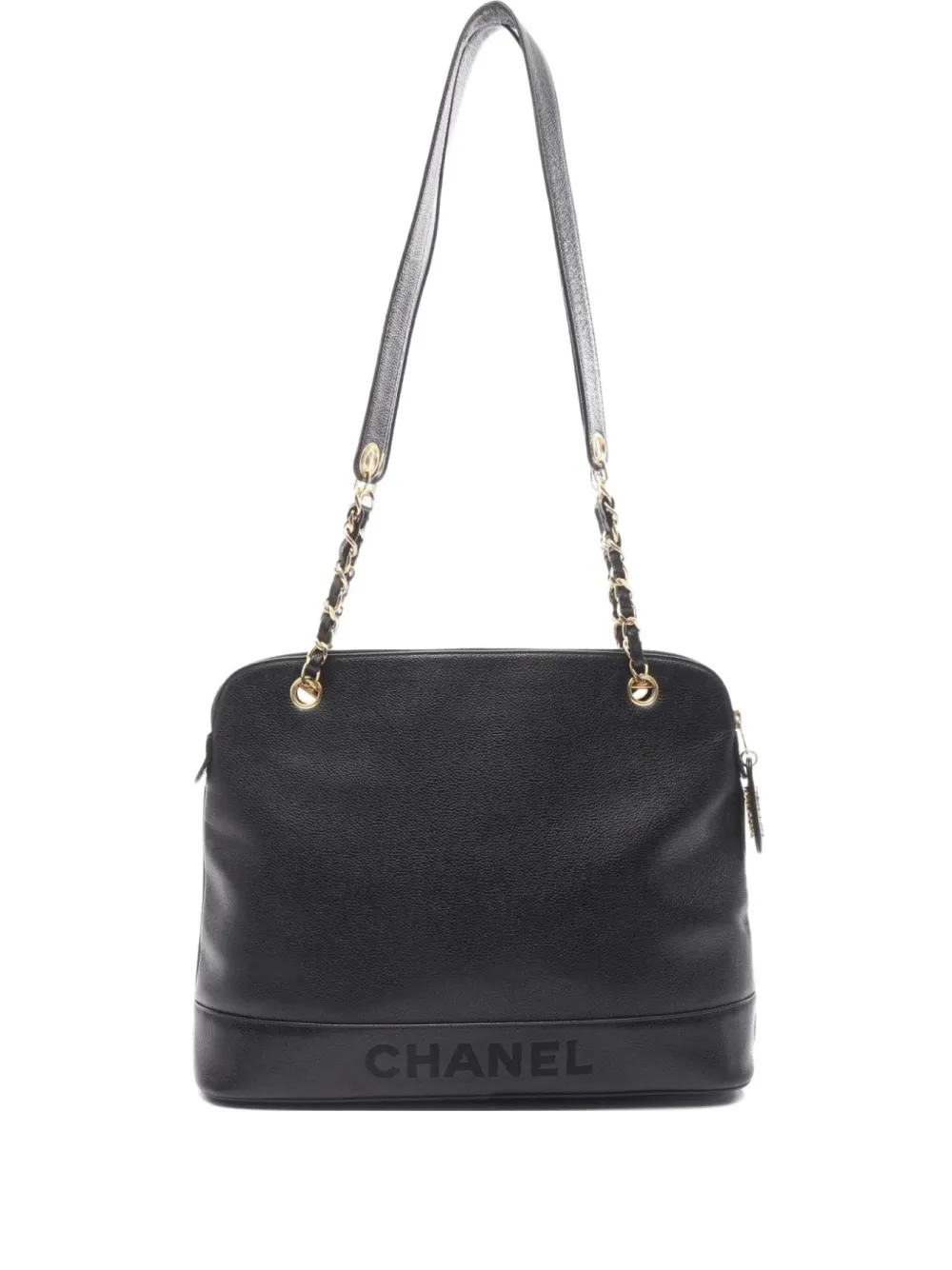 CHANEL Pre-Owned 1996-1997 チェーン ショルダーバッグ - ブラック