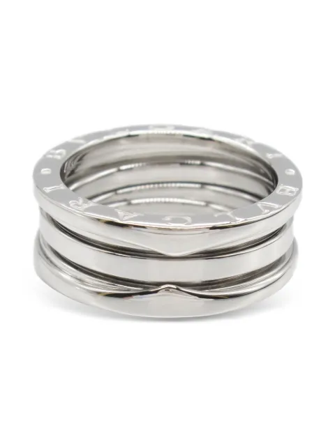 Bvlgari Pre-Owned 10s 18K white gold B-zero ring