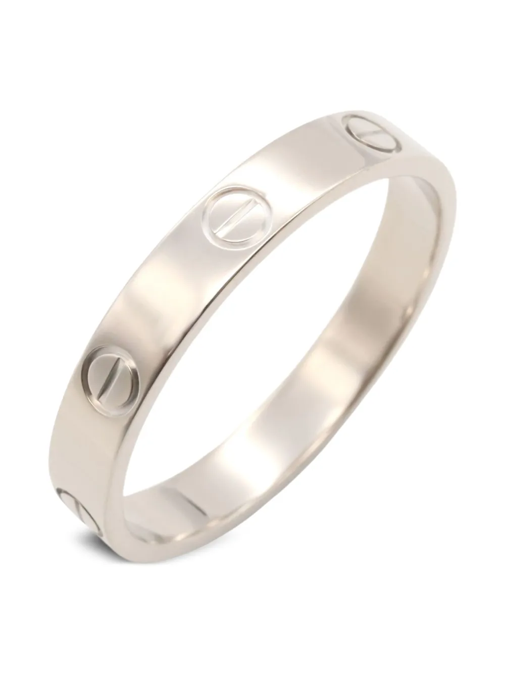 Cartier 2010s 18K white gold Mini Love ring | Silver | Image 1