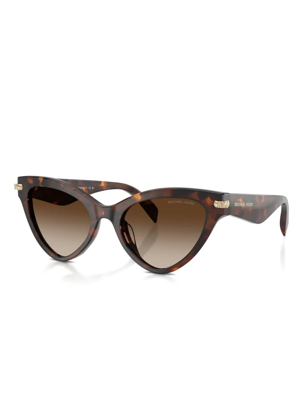 Michael Kors Tortoiseshell Cat-eye Sunglasses In Brown