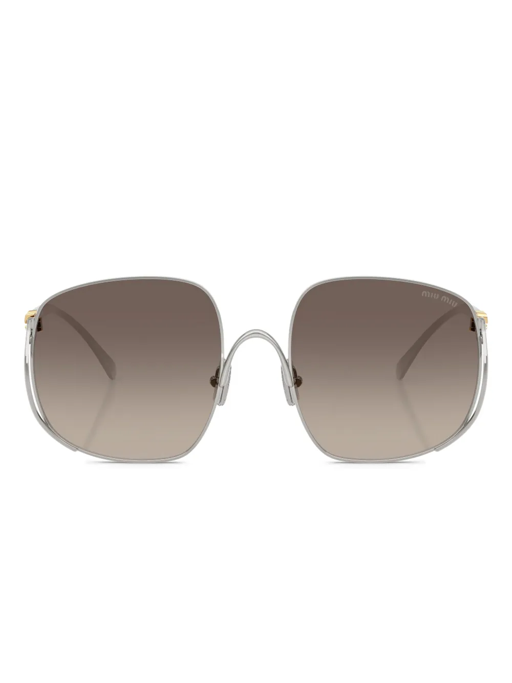 Miu Miu geometric sunglasses - Silver