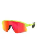 Oakley shield-frame sunglasses - Green
