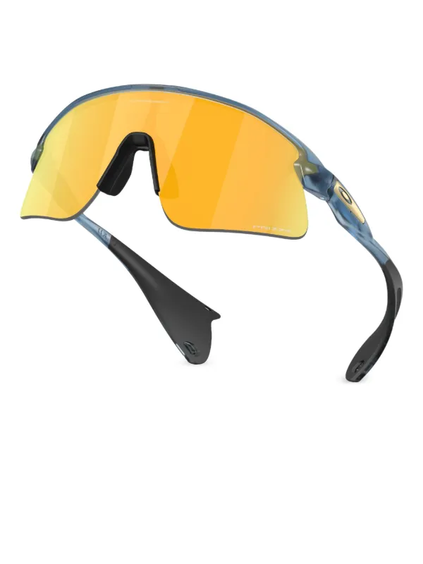 未使用級OAKLEY サングラス シールドレンズ ブルー系 Oakley シールド サングラス | ブルー | FARFETCH JP