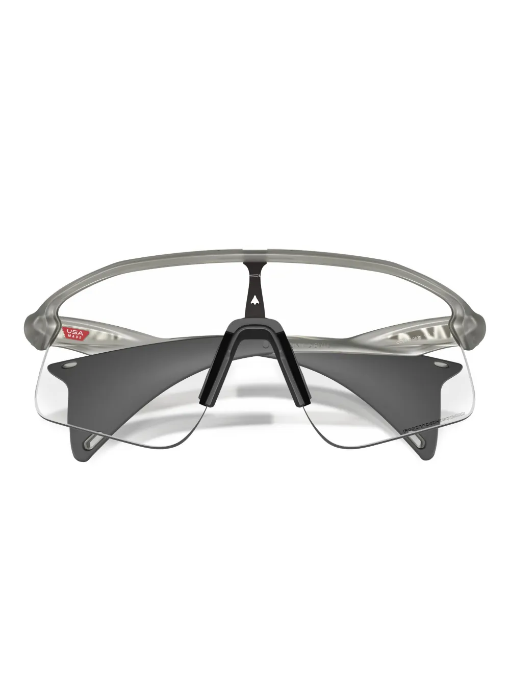 Oakley oversized-frame clear-lens sunglasses | Grey | Image 1