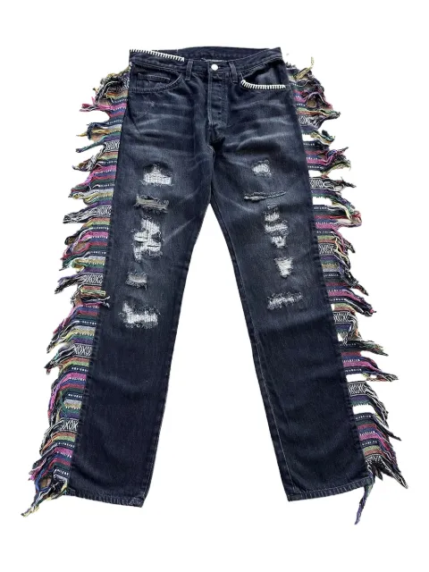 Alchemist Mickey fringes distressed jeans