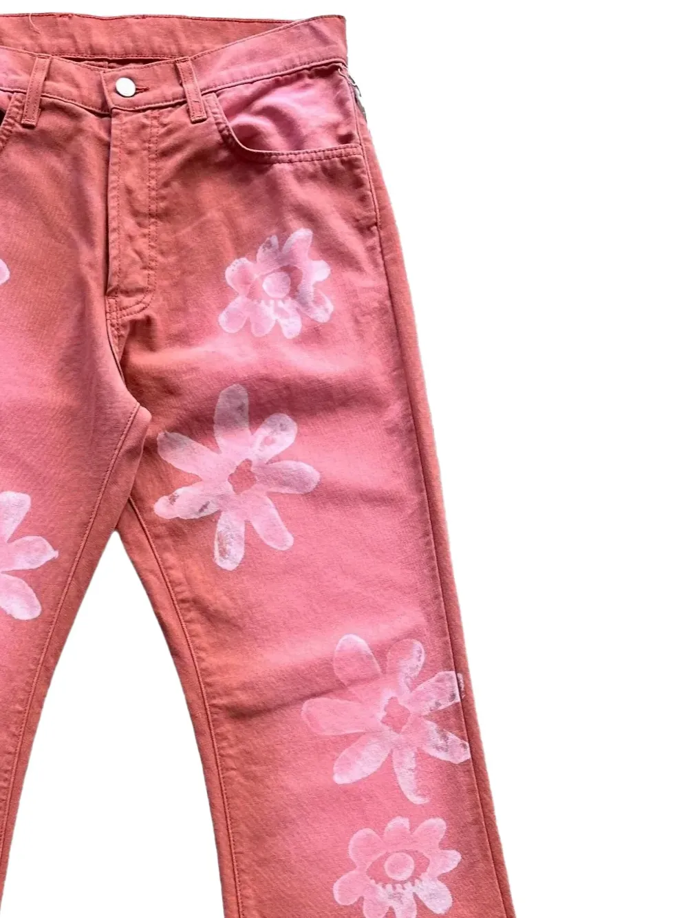 Alchemist Flared jeans met bloemenprint - Rood