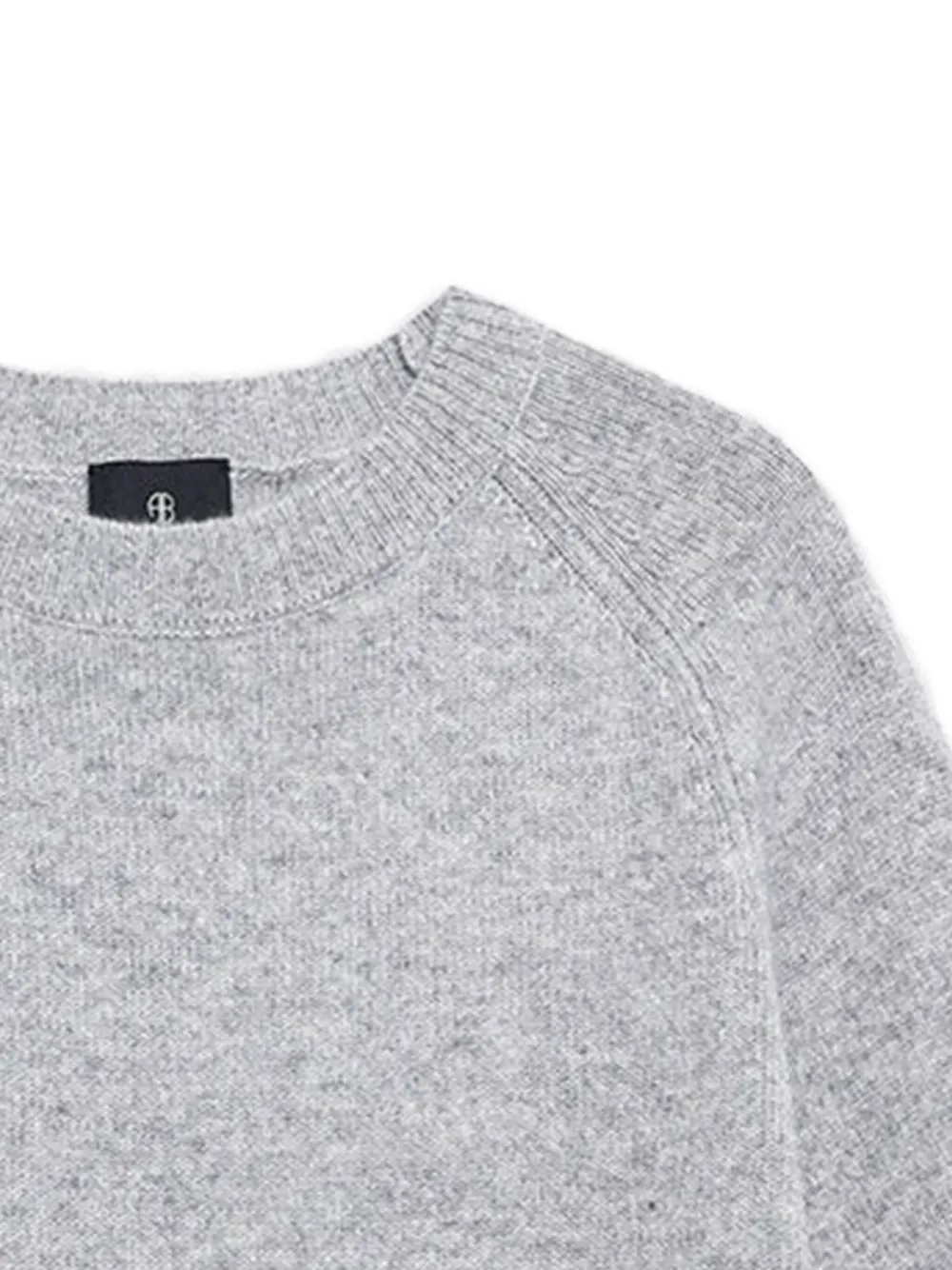 Anine Bing Short-sleeve Sweater In Gray