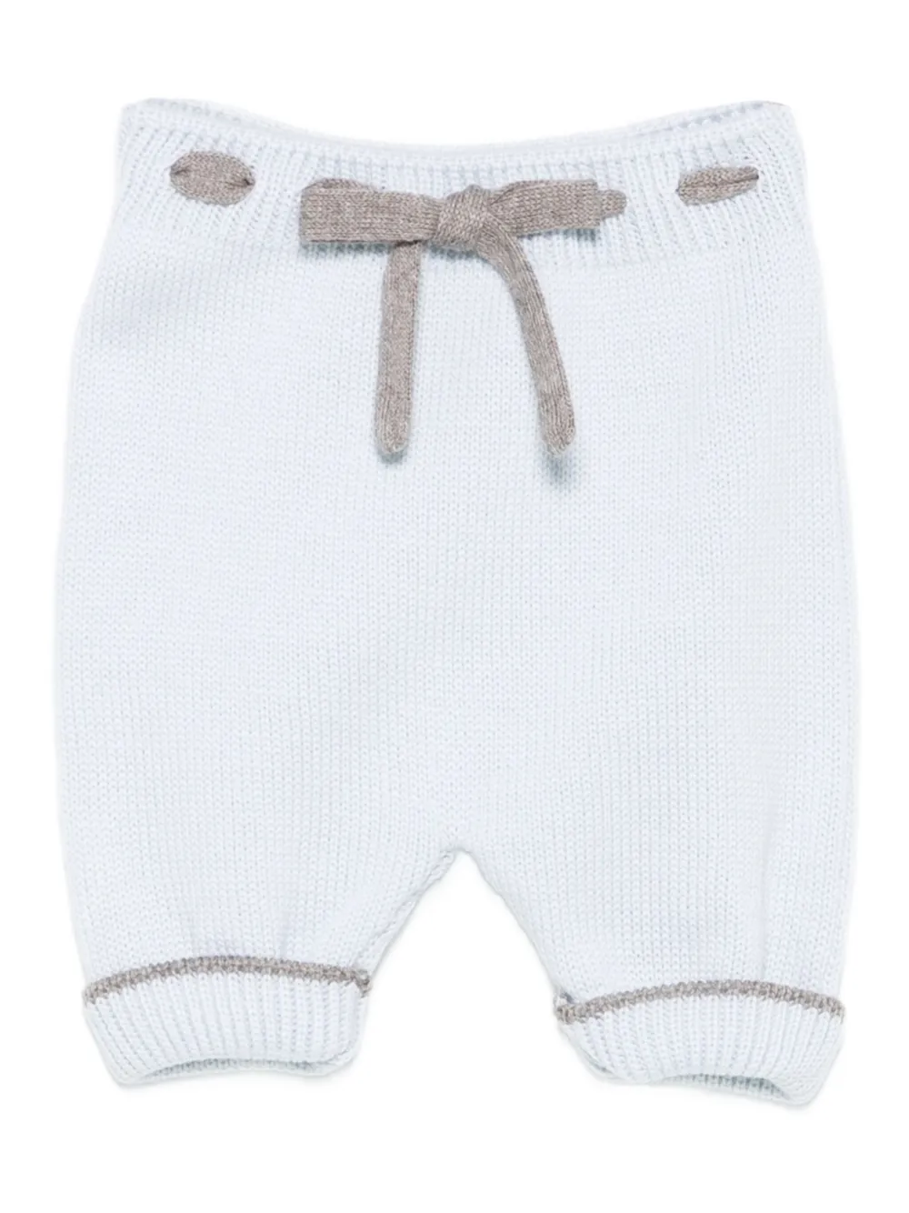 Little Bear リブニット パンツ - ブルー Little Bear リブニット パンツ - ブルー