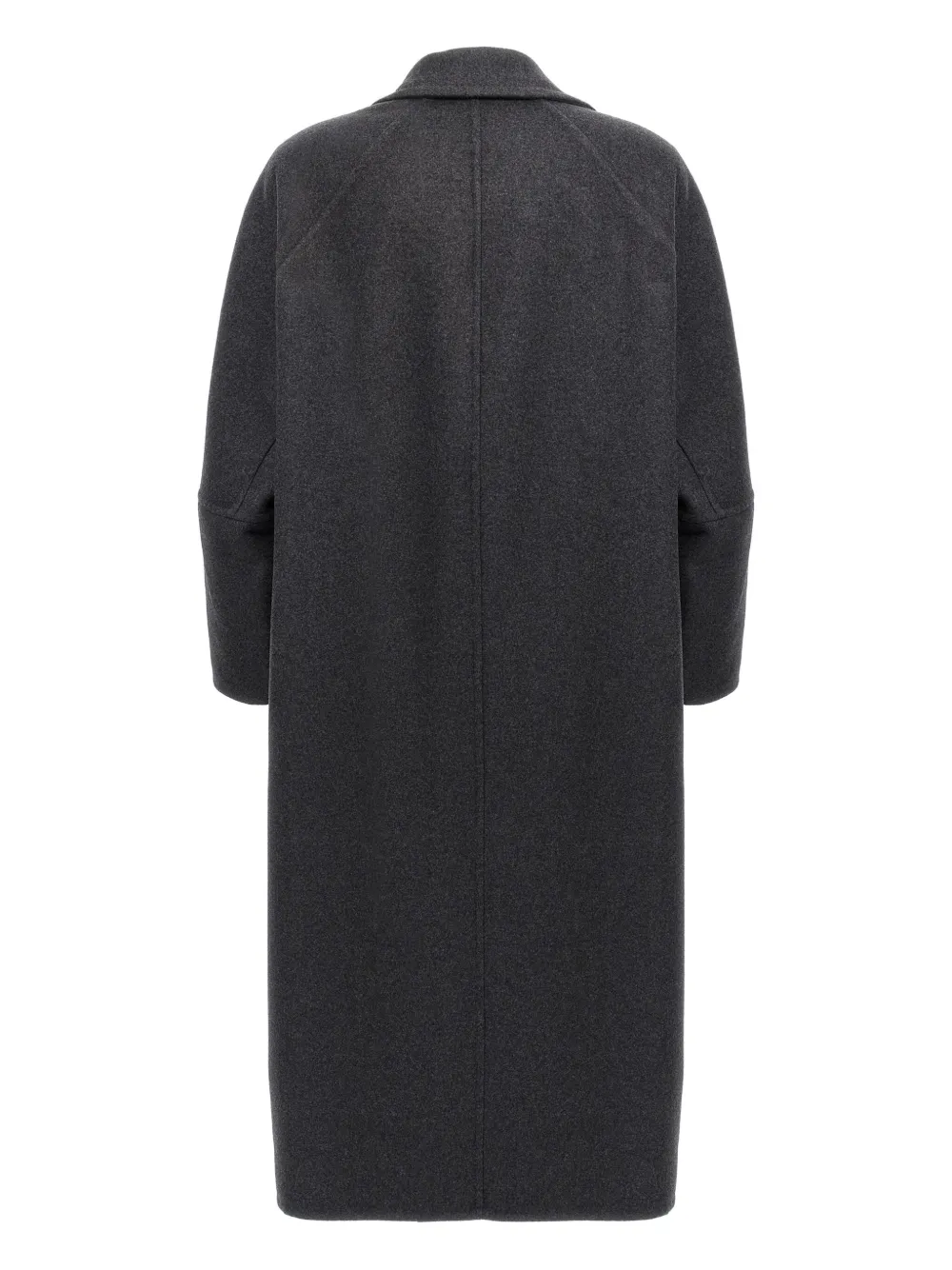 Max Mara flap-pockets coat Grijs