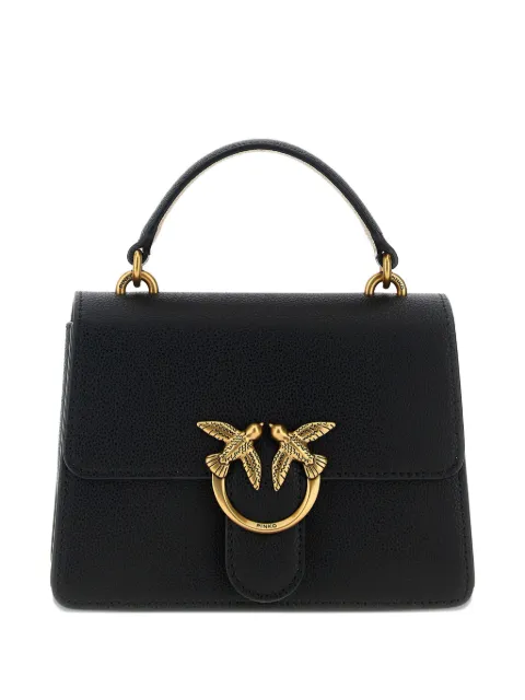 PINKO logo-buckle tote bag