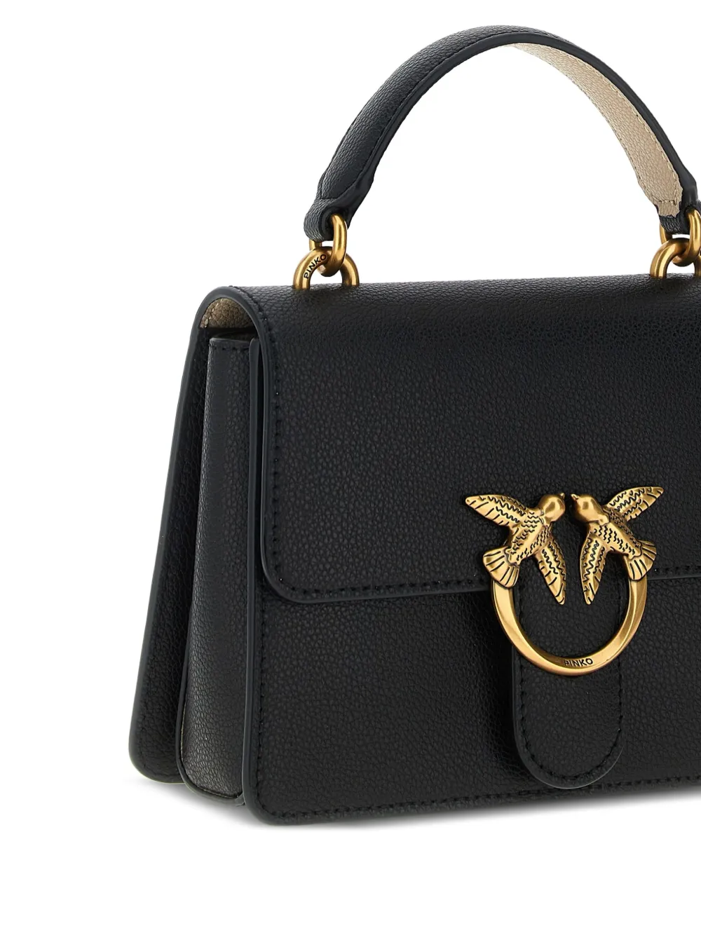 PINKO Shopper met logogesp Zwart