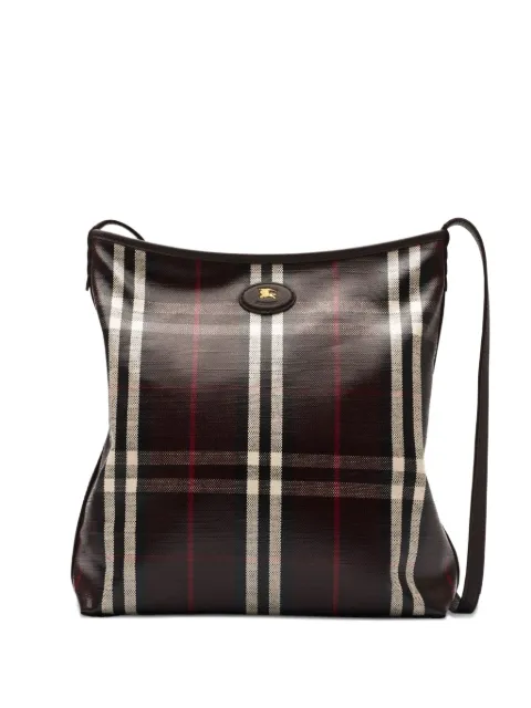 Burberry small Highlands check-pattern shoulder bag