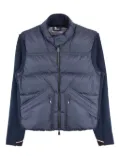 Moncler Grenoble quilted zip-up jacket - Blue