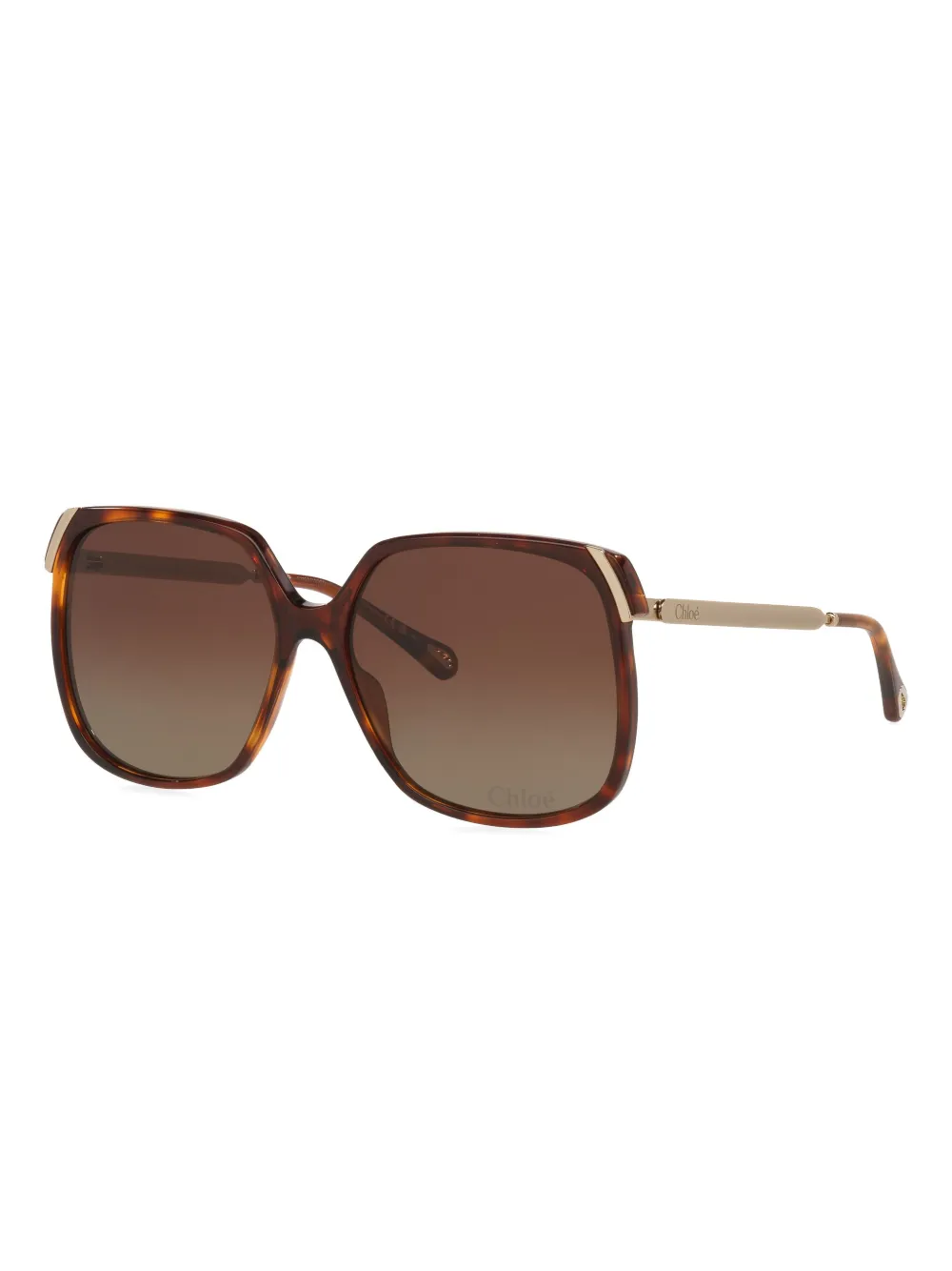 Chloé tortoiseshell square-frame sunglasses | Image 2