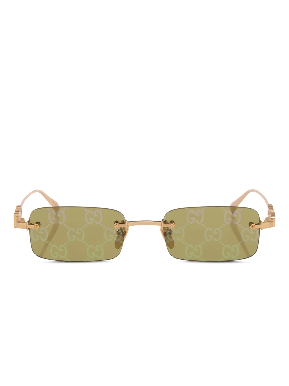 Gucci Eyewear GG-logo sunglasses - Gold