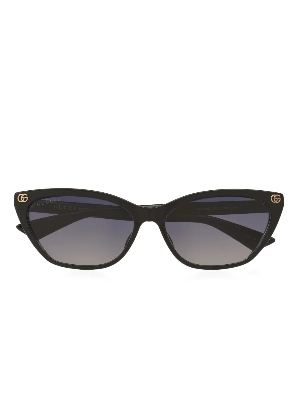 GUCCI ブラックキャットアイサングラス GUCCI ブラック キャットアイ サングラス - メルカリ