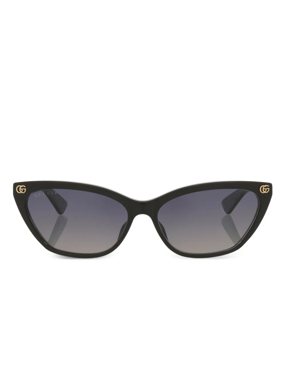 Gucci Eyewear logo-detail cat-eye sunglasses | Black | Image 1