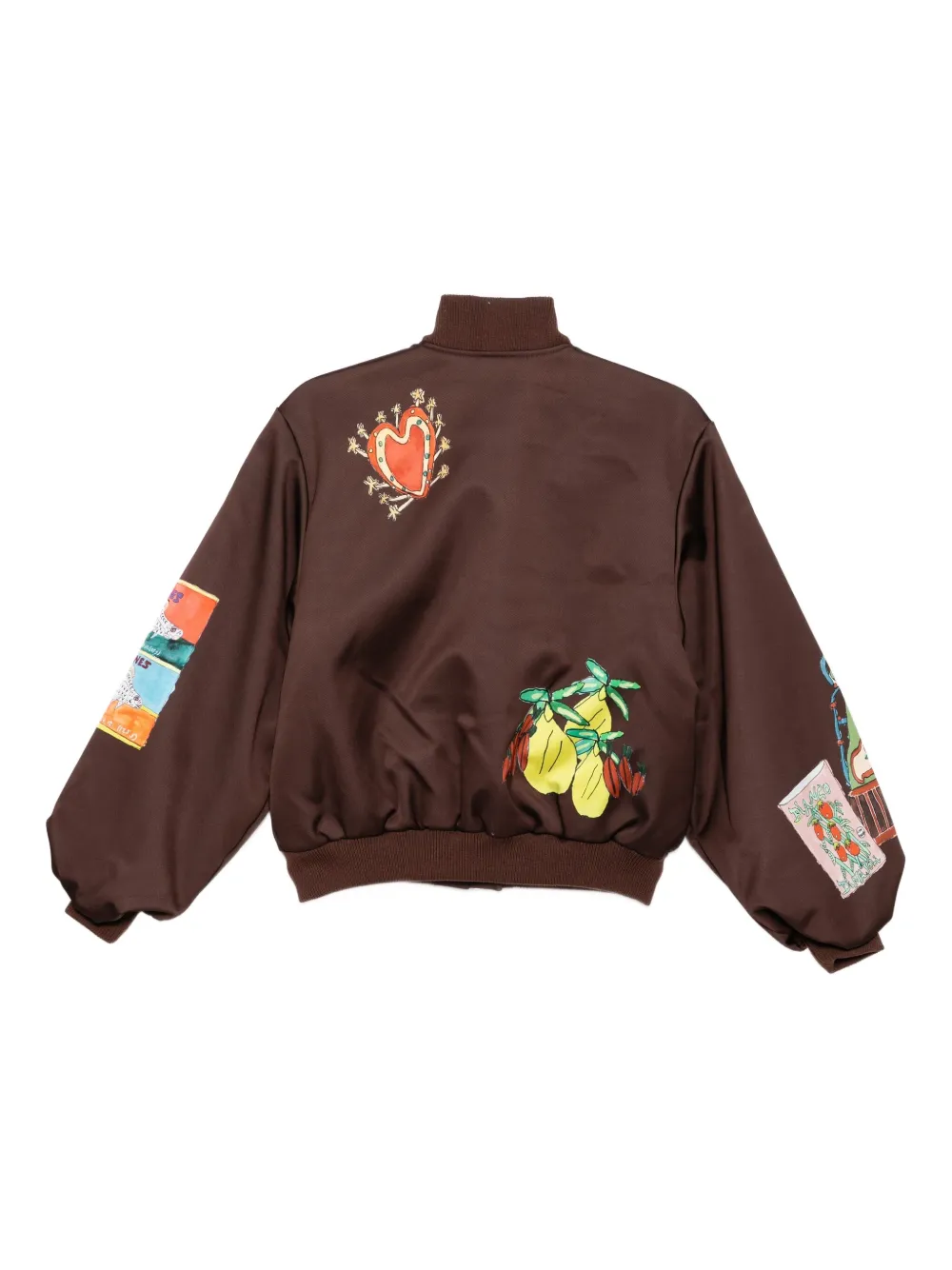 ALEMAIS graphic-print jacket | Varsity Jackets | Image 2