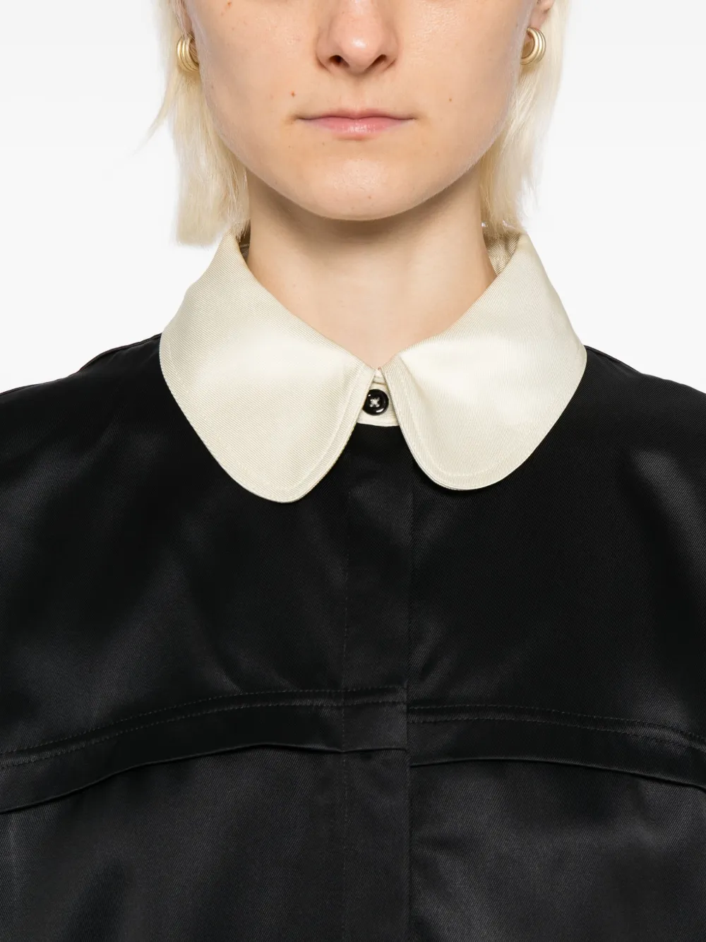 jilsander コントラストカラーシャツ Jil Sander コントラストカラーシャツ | ブラック | FARFETCH JP