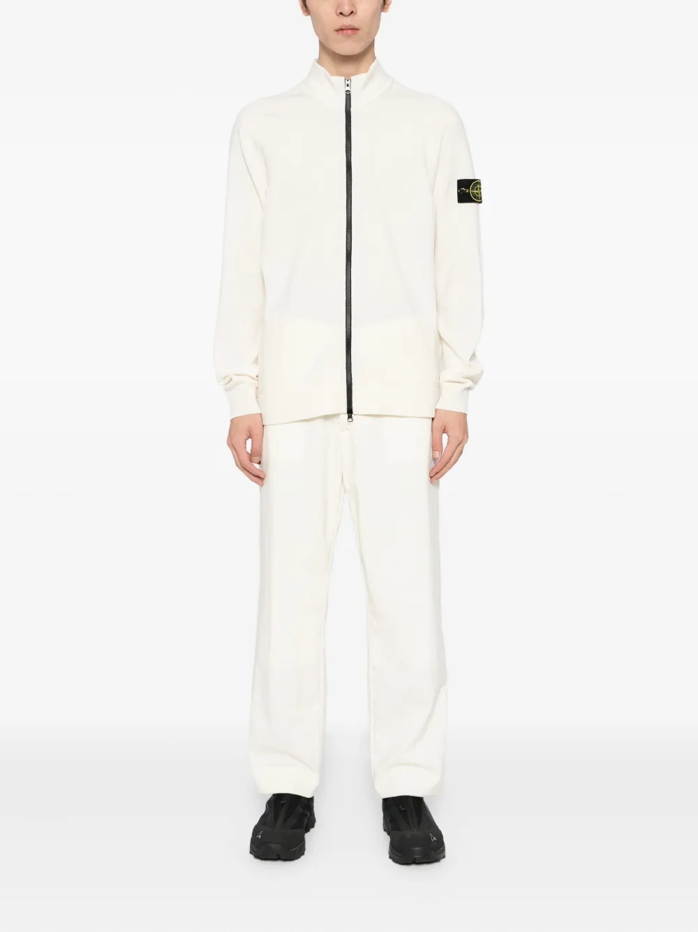 Stone Island logo-patch cardigan | Cardigans | Image 2