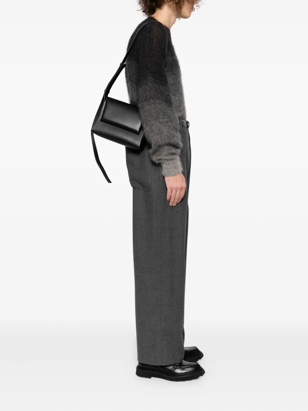 Jil Sander Envelope schoudertas - Zwart