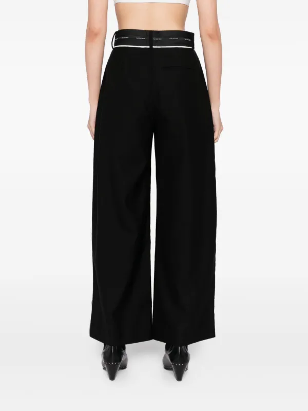 Feng Chen Wang パンツ Feng Chen Wang Deconstructed Trousers | Black | FARFETCH