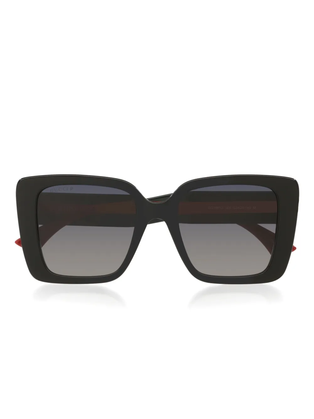 Gucci Womens Black Gg1861s Square Acetate Sunglasses In Black