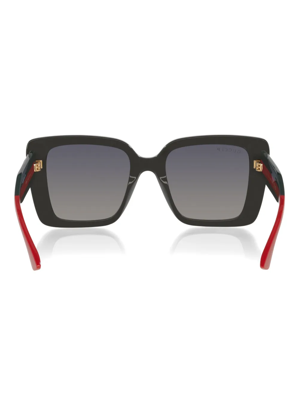 Gucci Womens Black Gg1861s Square Acetate Sunglasses In Black