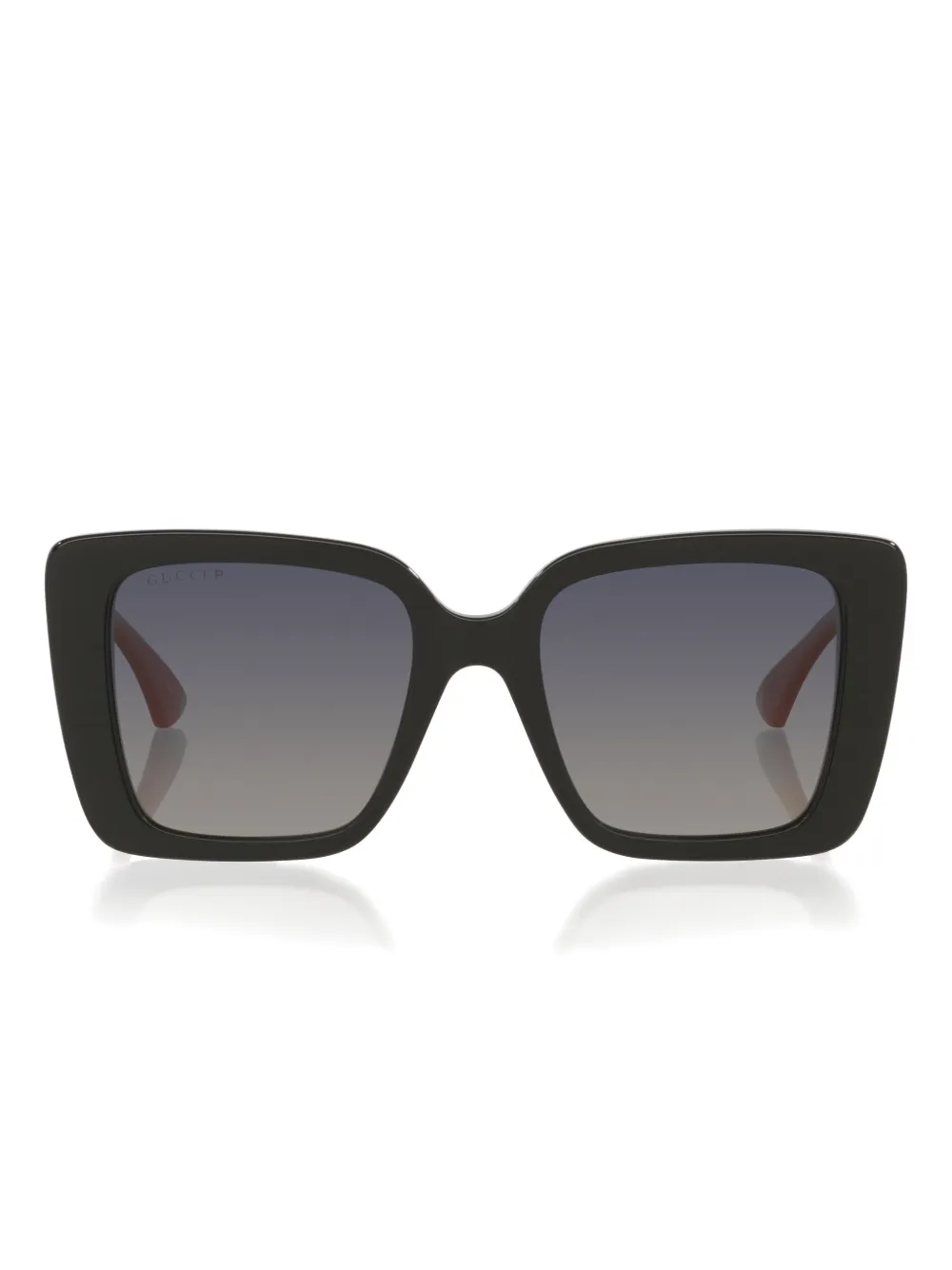 Gucci Womens Black Gg1861s Square Acetate Sunglasses In Black