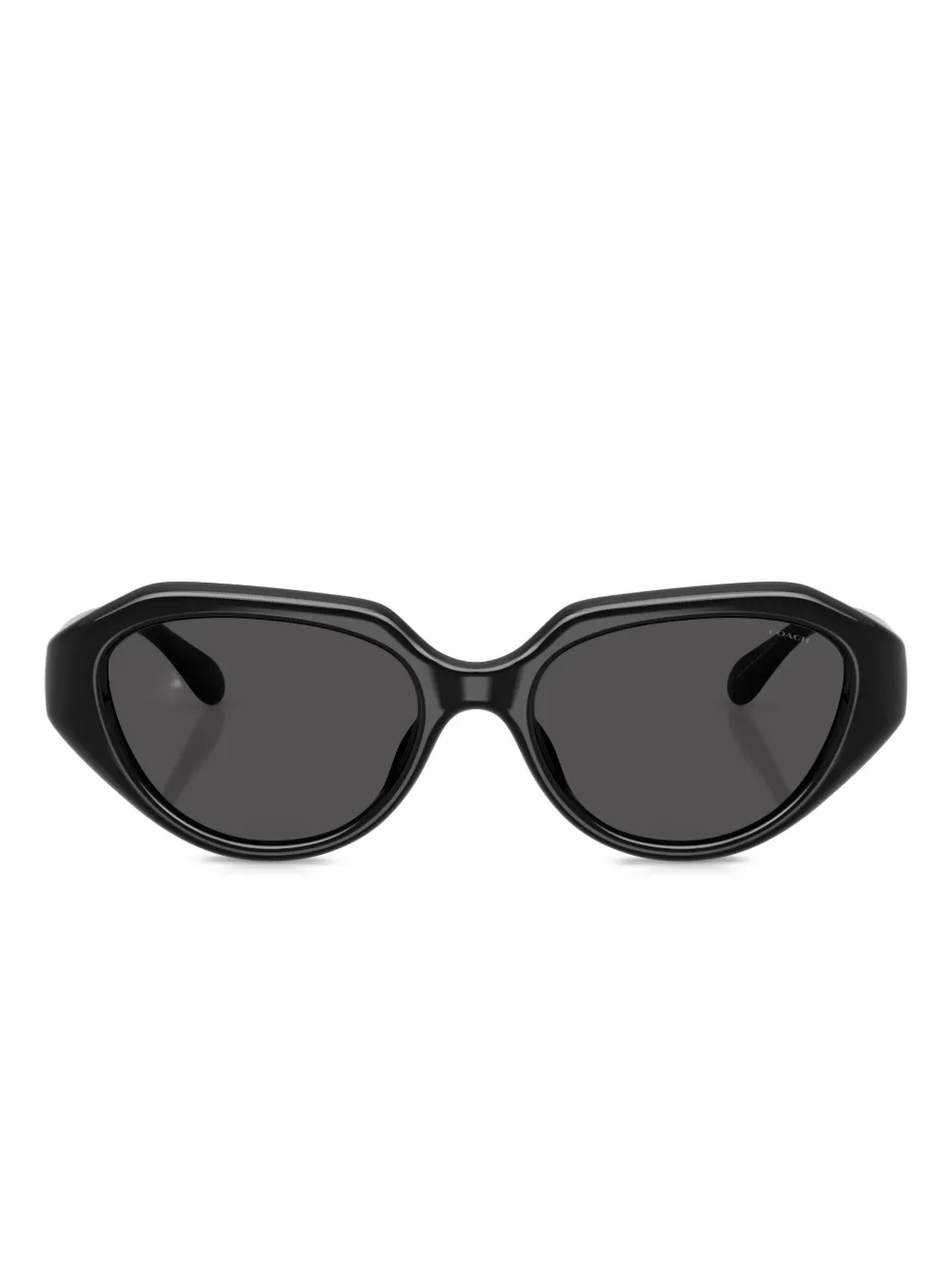 Coach C Hardware Geometric Sunglasses In Black