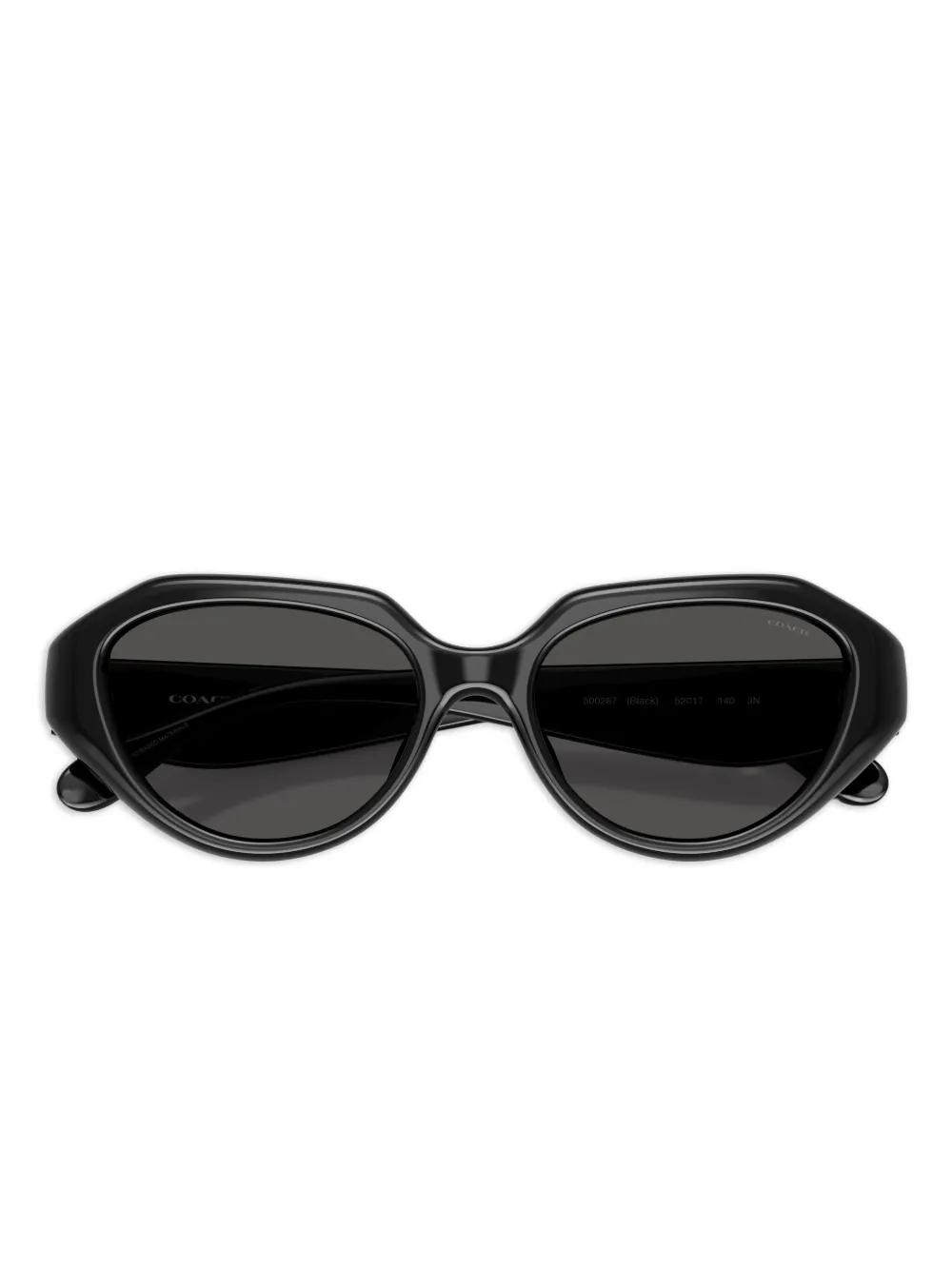 Coach C Hardware Geometric Sunglasses In Black
