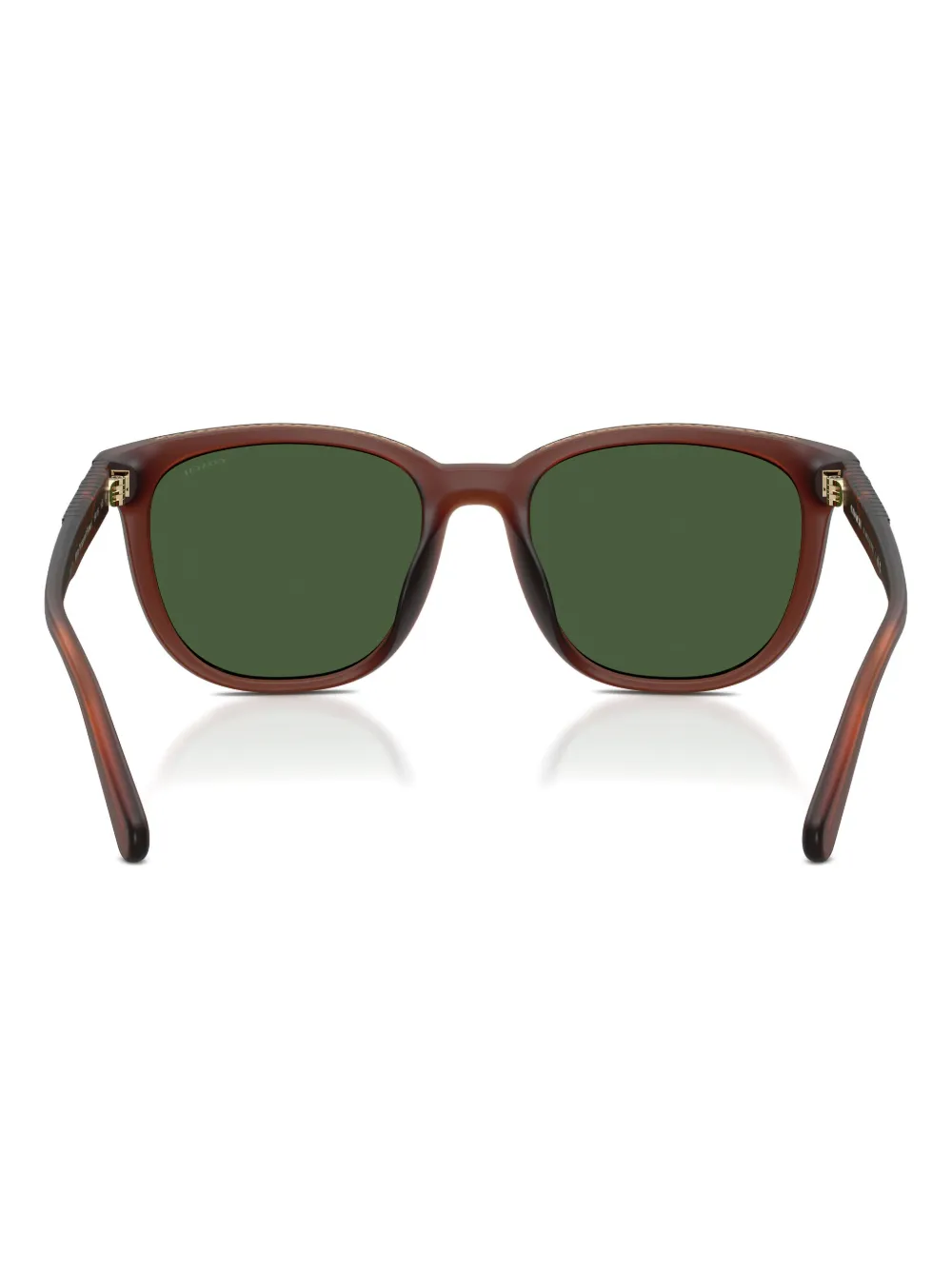Coach Textured Square Sunglasses In Green