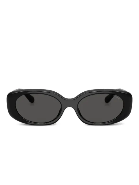 Coach oval-frame logo sunglasses