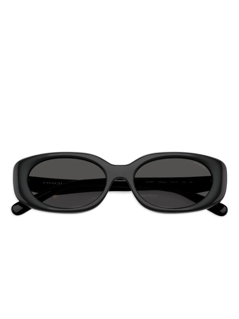 Coach oval-frame Logo Sunglasses | Black | FARFETCH display picture 2