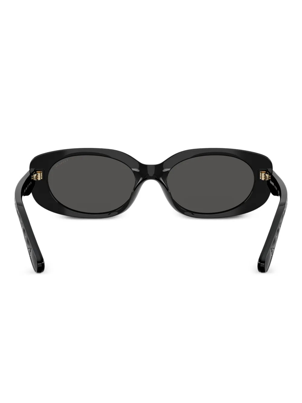 Coach oval-frame Logo Sunglasses | Black | FARFETCH display picture 3