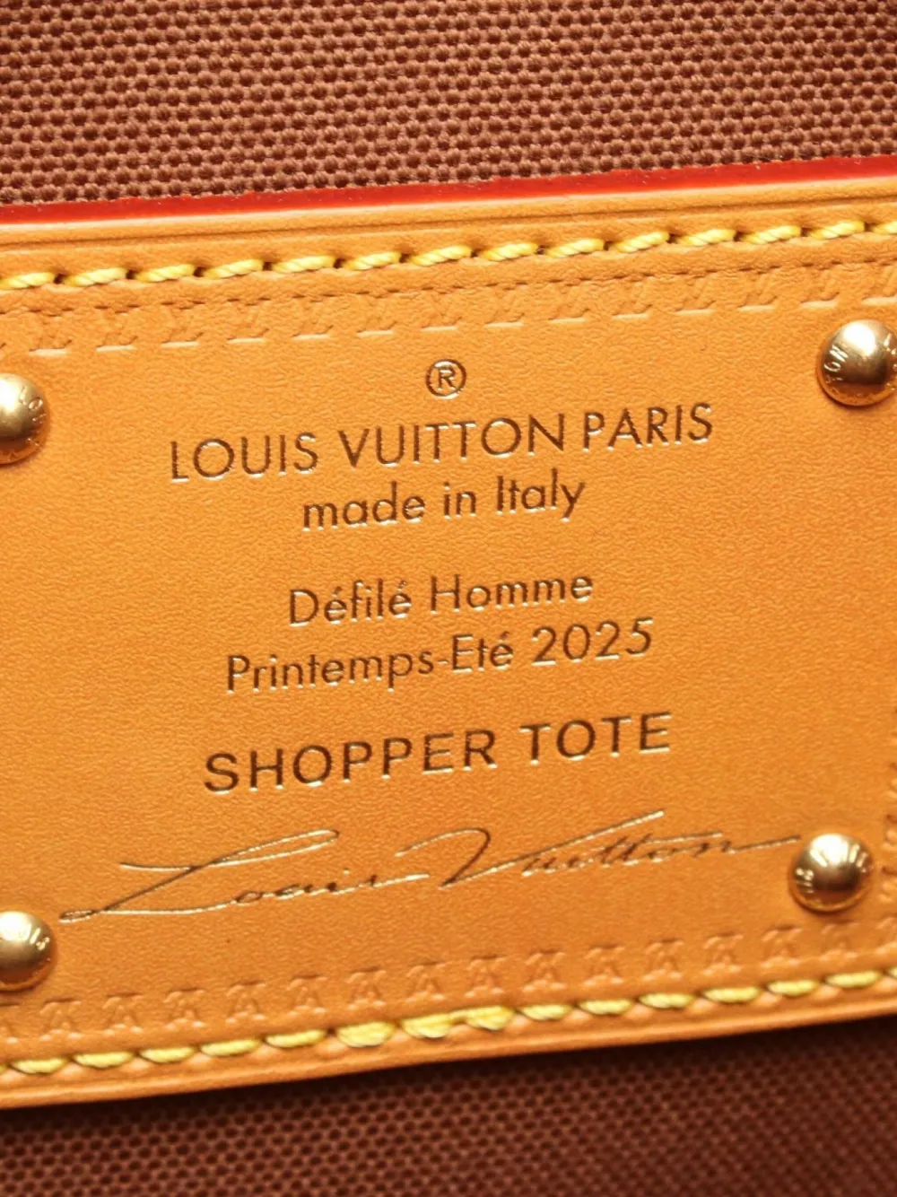 Pre-owned Louis Vuitton 10s Monogram Mm Tote Bag In Brown