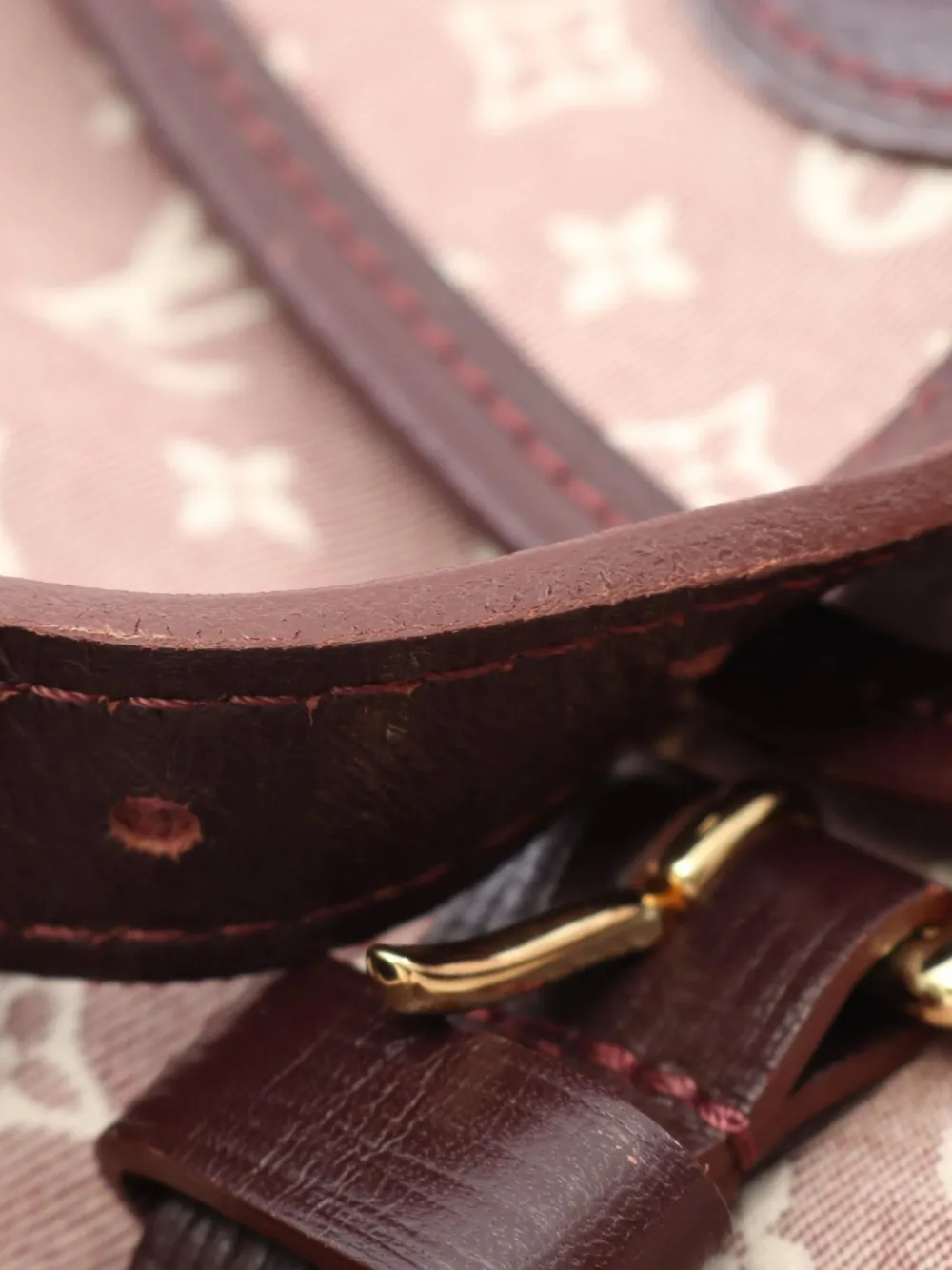 Pre-owned Louis Vuitton 2012 Saumur Pm Monogram Shoulder Bag In Red