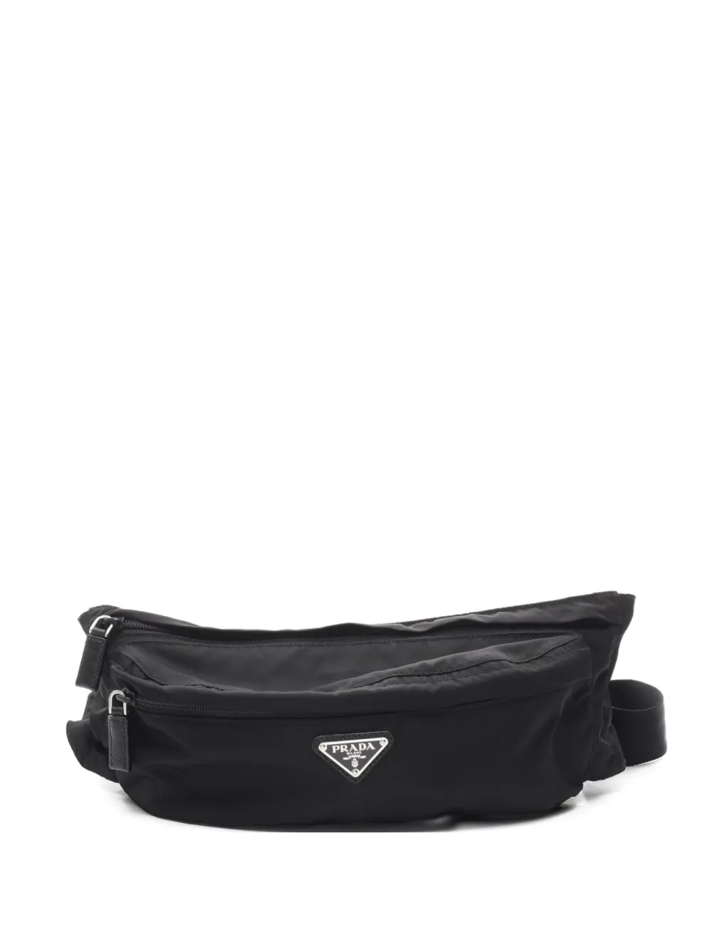 Prada Pre-Owned 2010s Tessuto Montagn ベルトバッグ - ブラック Prada Pre-Owned 2010s Tessuto Montagn ベルトバッグ - ブラック