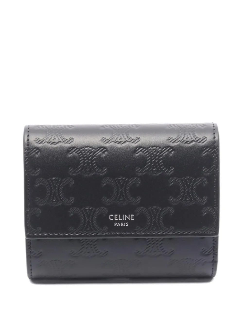 Celine Pre-Owned 2010s スモール 三つ折り財布 - ブラック Celine Pre-Owned 2010s スモール 三つ折り財布 - ブラック